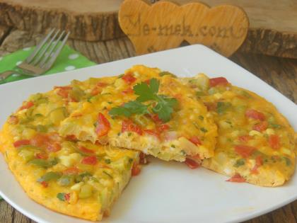 Sebzeli Omlet