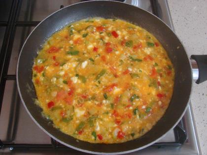 Sebzeli Omlet