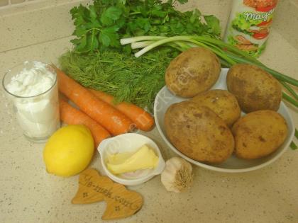 Yoğurtlu Patates Salatası