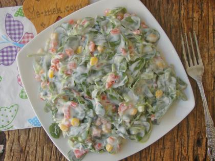 Kolay Yoğurtlu Semizotu Salatası