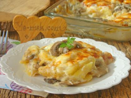 Patatesli Mantar Graten