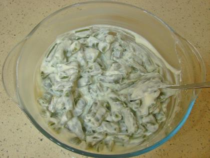 Yoğurtlu Taze Fasulye Salatası