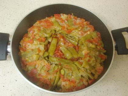 Zeytinyağlı Taze Fasulye Oturtma