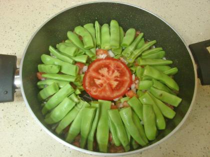 Zeytinyağlı Taze Fasulye Oturtma