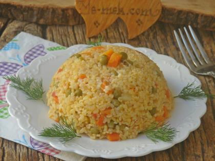Garnitürlü Bulgur Pilavı