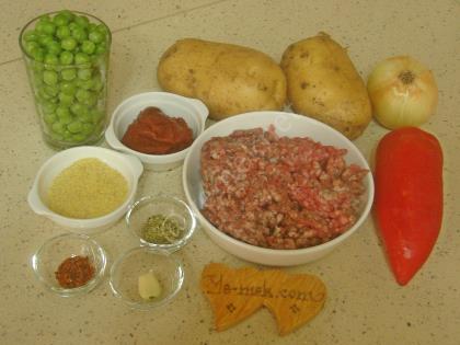 Köfteli Bezelye Yemeği