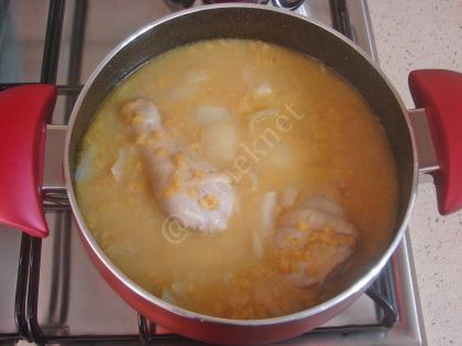 Tavuklu Mercimek Çorbası