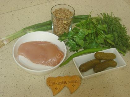 Tavuklu Mercimek Salatası