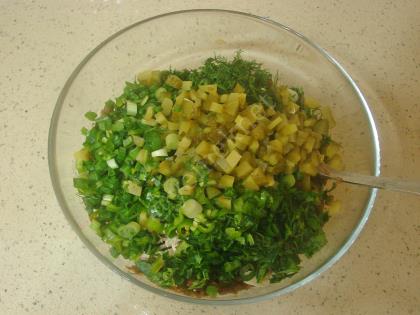 Tavuklu Mercimek Salatası