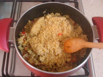 Taze Fasulyeli Bulgur Pilavı