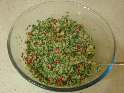 Bulgurlu Ispanak Salatası