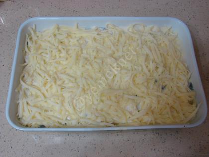 Fırında Beşamel Soslu Ispanaklı Makarna
