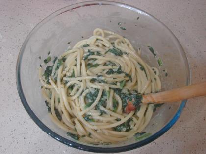 Fırında Beşamel Soslu Ispanaklı Makarna