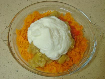 Köz Patlıcanlı Havuç Salatası