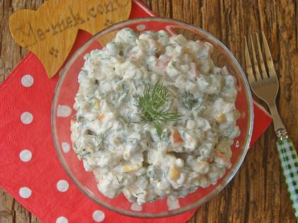 Mayonezli Garnitürlü Buğday Salatası