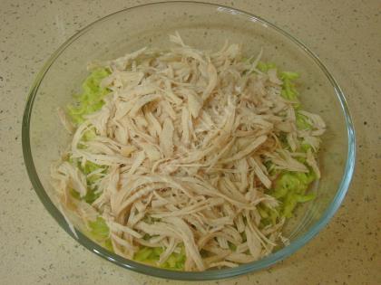 Tavuklu Kabak Salatası
