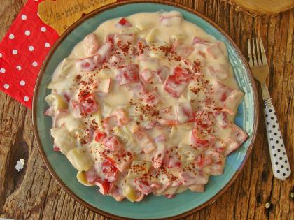 Yoğurtlu Biber Kavurması