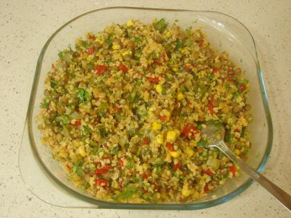 Mercimekli Bulgur Salatası