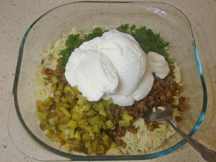 Yoğurtlu Mercimek Salatası