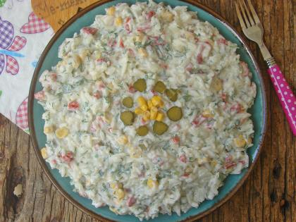 Yoğurtlu Pirinç Salatası