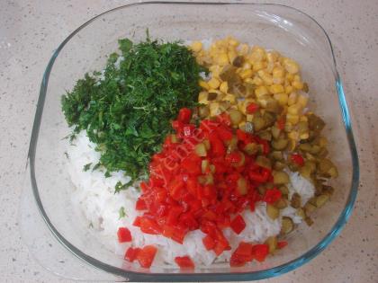 Yoğurtlu Pirinç Salatası