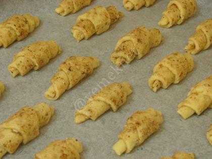 Cevizli Tarçınlı Rulo Kurabiye