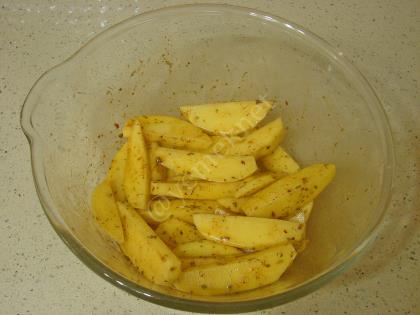 Fırında Elma Dilimli Patates