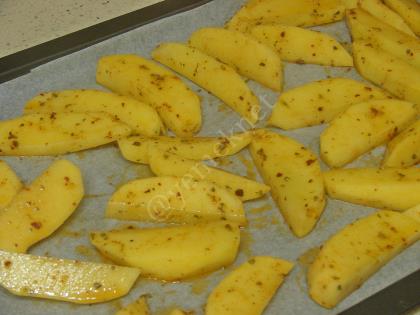 Fırında Elma Dilimli Patates