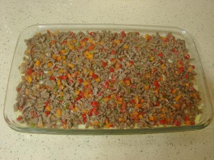 Fırında Kıymalı Patates Püresi