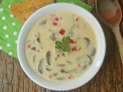 Kırmızı Biberli Mantar Çorbası