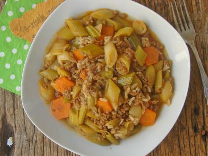 Kıymalı Pırasa Yemeği