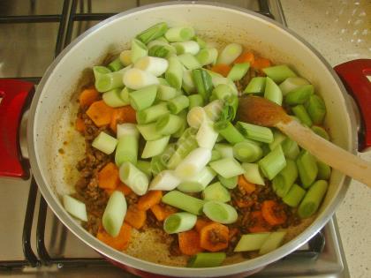 Kıymalı Pırasa Yemeği