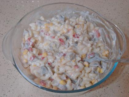 Mantarlı Makarna Salatası