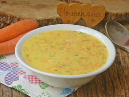 Sütlü Havuç Çorbası