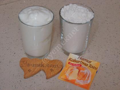 Üç Malzemeli Mayasız Pişi