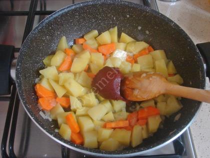 Patatesli Barbunya Yemeği