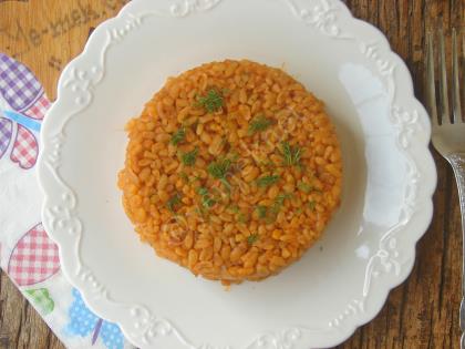 Salçalı Bulgur Pilavı