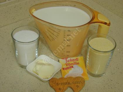 Sütlü İrmik Tatlısı