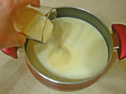 Sütlü İrmik Tatlısı