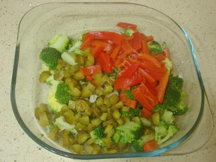 Tavuklu Brokoli Salatası