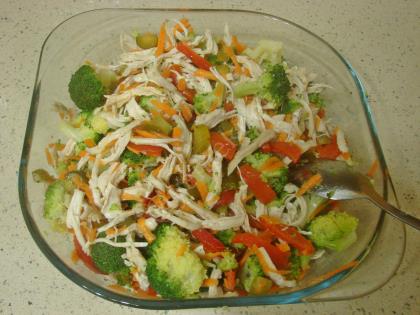 Tavuklu Brokoli Salatası