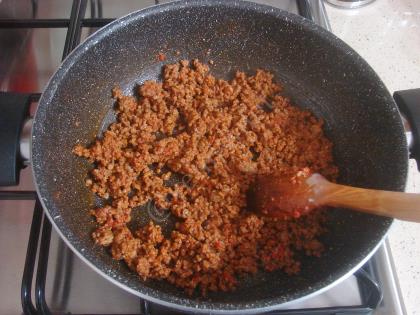 Demleme Kıymalı Makarna