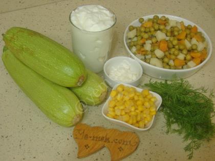 Garnitürlü Kabak Salatası