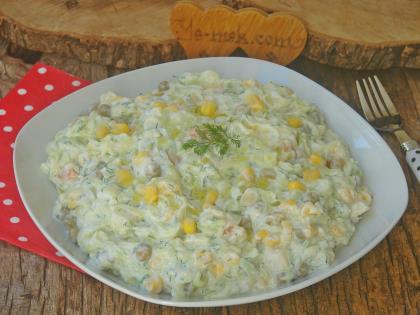 Garnitürlü Kabak Salatası