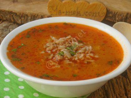 Kıymalı Pirinç Çorbası