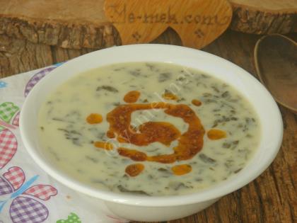 Terbiyeli Ispanak Çorbası