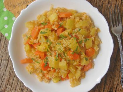 Bulgurlu Kabak Yemeği