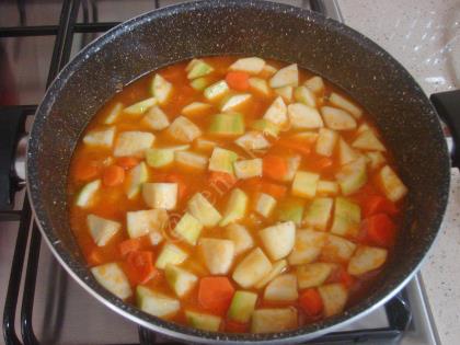 Bulgurlu Kabak Yemeği