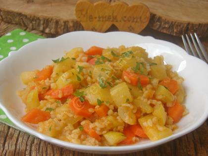 Bulgurlu Kabak Yemeği