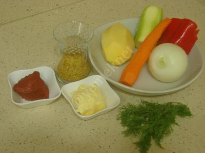 Bulgurlu Sebze Çorbası